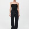 90s Low Rise Jeans - Washed Black
