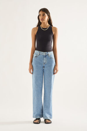 Ren High Flare Jean - Era Blue