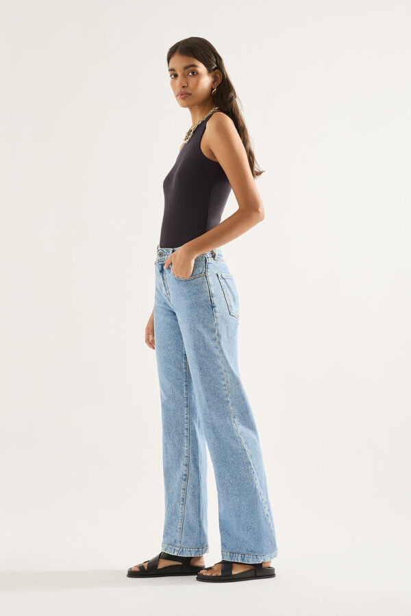 Ren High Flare Jean - Era Blue