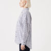 Maya Shirt White Navy Stripe