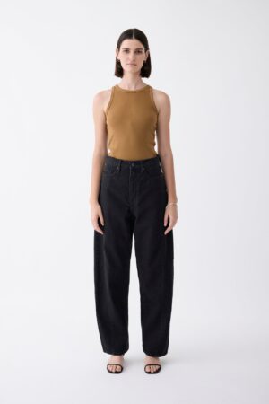 Utah Mid Slouchy Jean Black