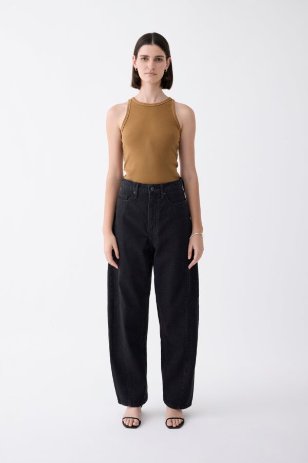 Utah Mid Slouchy Jean Black