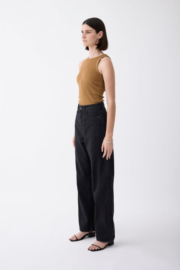 Utah Mid Slouchy Jean Black