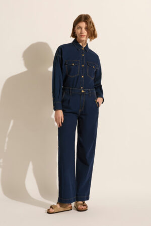 Amelia High Wide Leg Pant Foundation